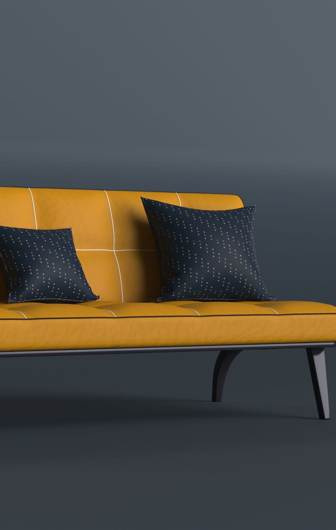 Digital rendering of a modern dress