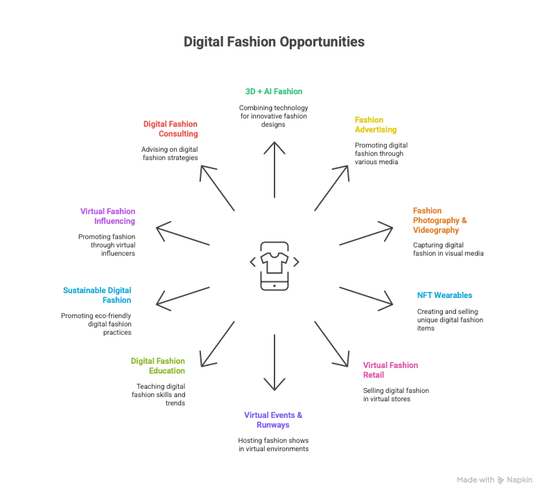 10 ways to make money with digital fashion chart