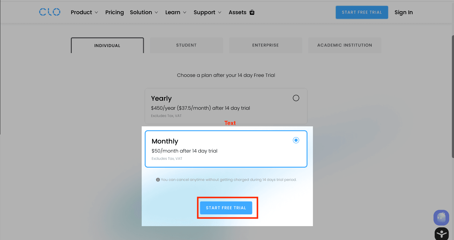 Choose a monthly or yearly subscription plan - Image 1