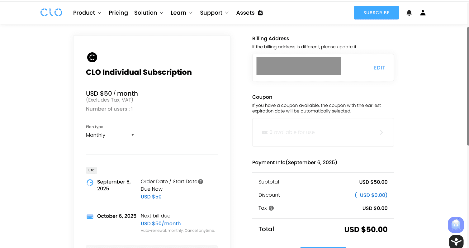 Complete your payment information - Image 1