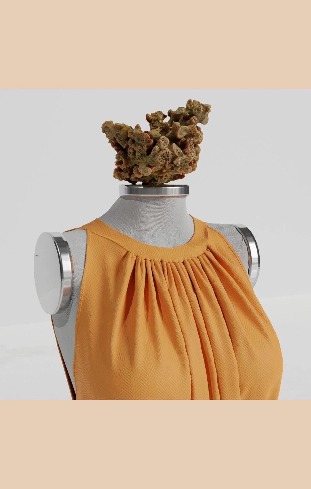 Coral-inspired 3D fashion design