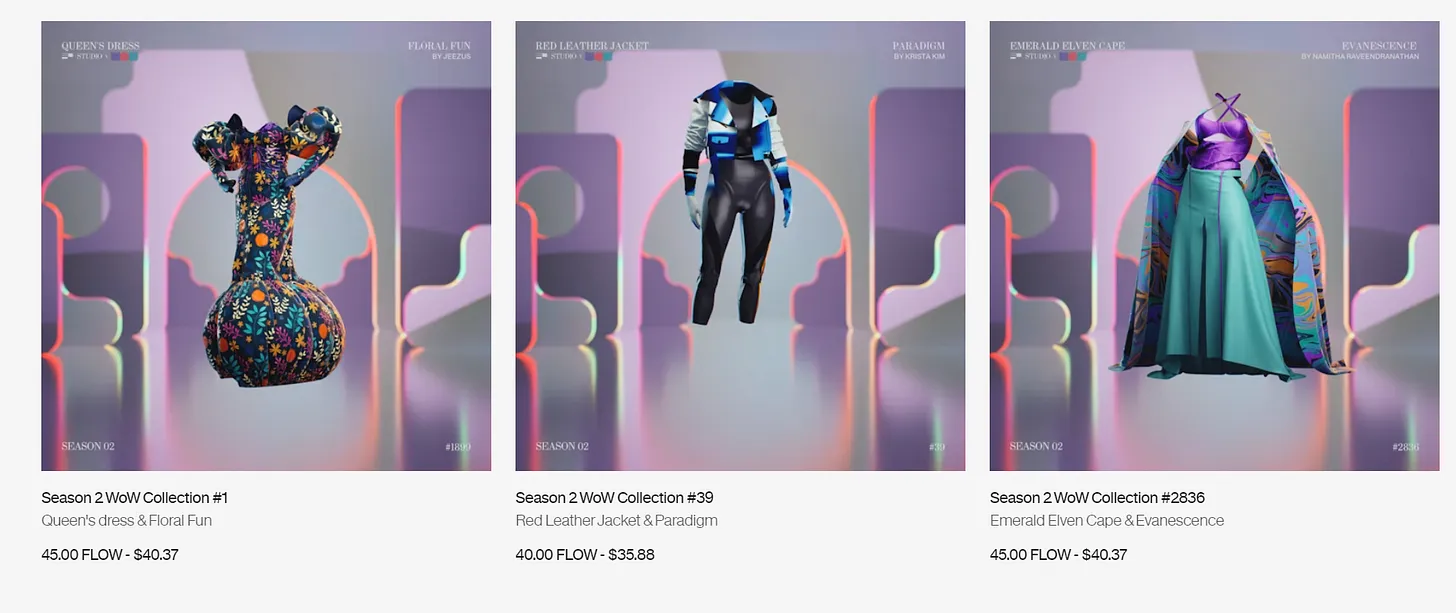 The World Of Women And The Fabricant collection