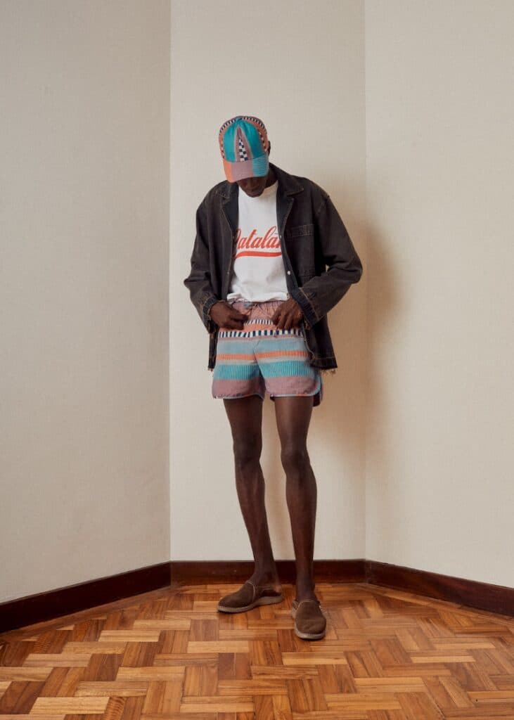 David Catalán retro sport shorts