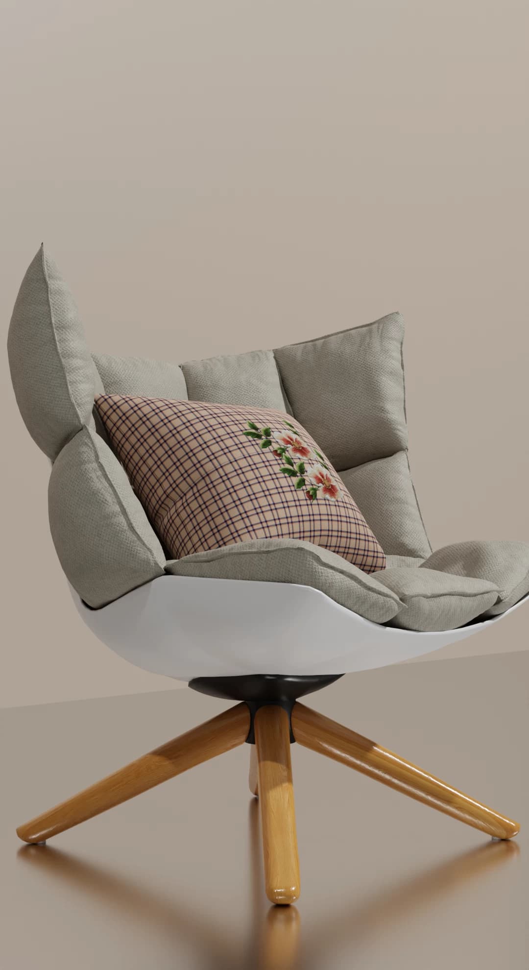 3D model of a chair