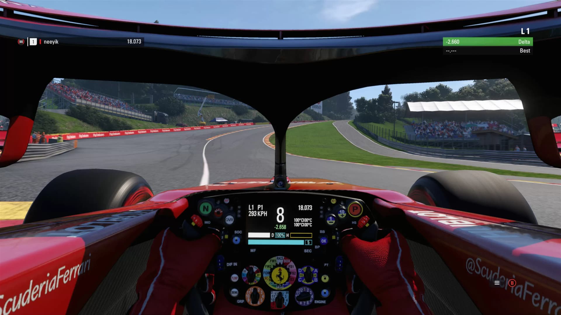 A jungle scene from a video game