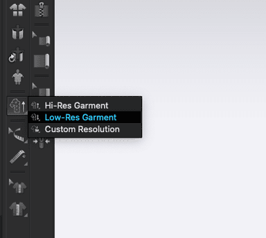 CLO free pattern and design file export setting