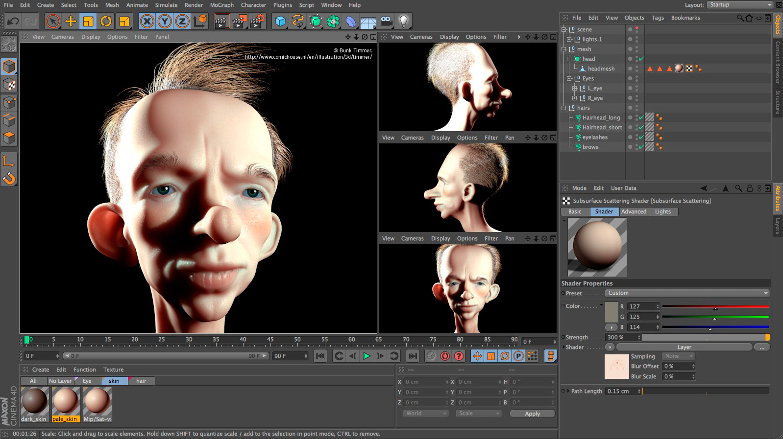 Abstract render in Cinema 4D