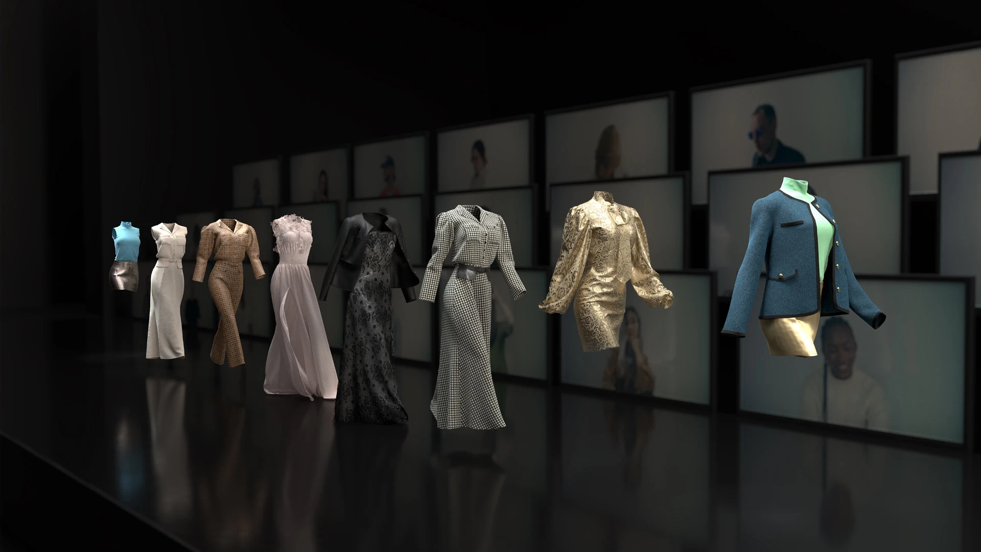 CLO 3D fashion show